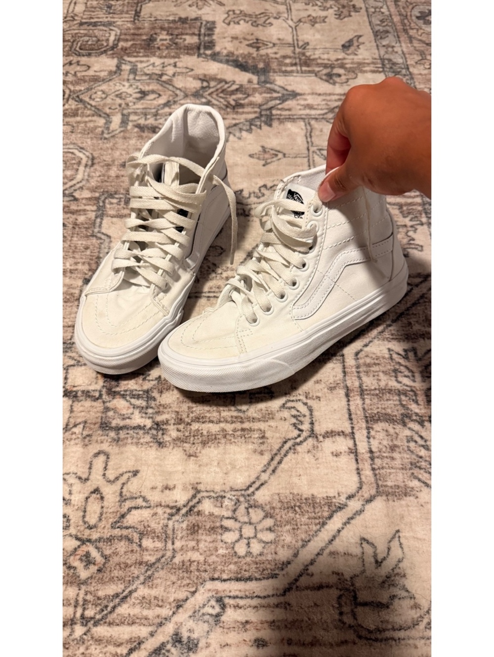 White high top vans - Picture 2 of 5